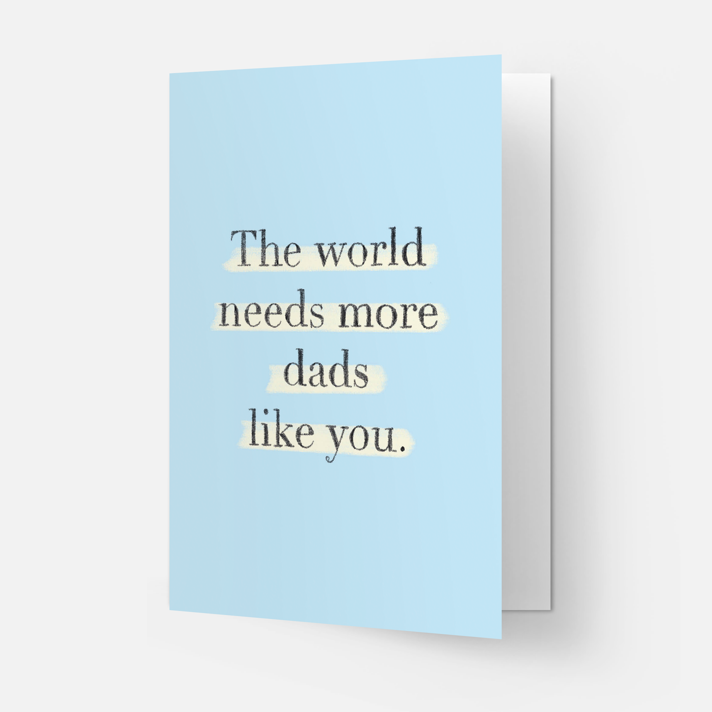Kaart Blanche - More dads greeting card