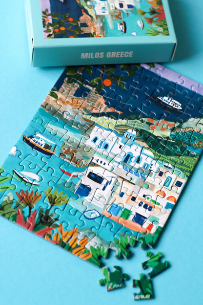 Piecely Puzzles - Milos Greece mini puzzle, 99 pieces