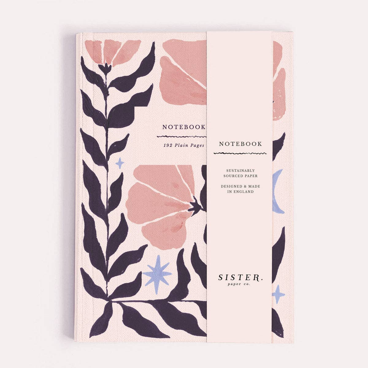 Sister Paper Co.- Botanical Notebook | Plain Page Journal | Blank Notebooks