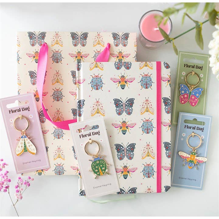 Something Different - Floral Bug Keyrings