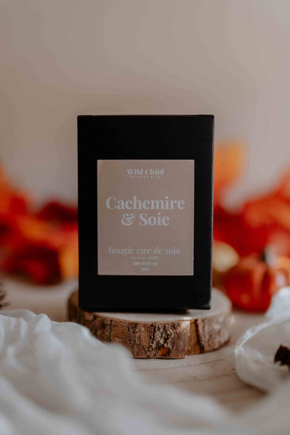WILD CHILD Bougies & Co - “Cashmere & Silk” - Natural scented candle - 25h