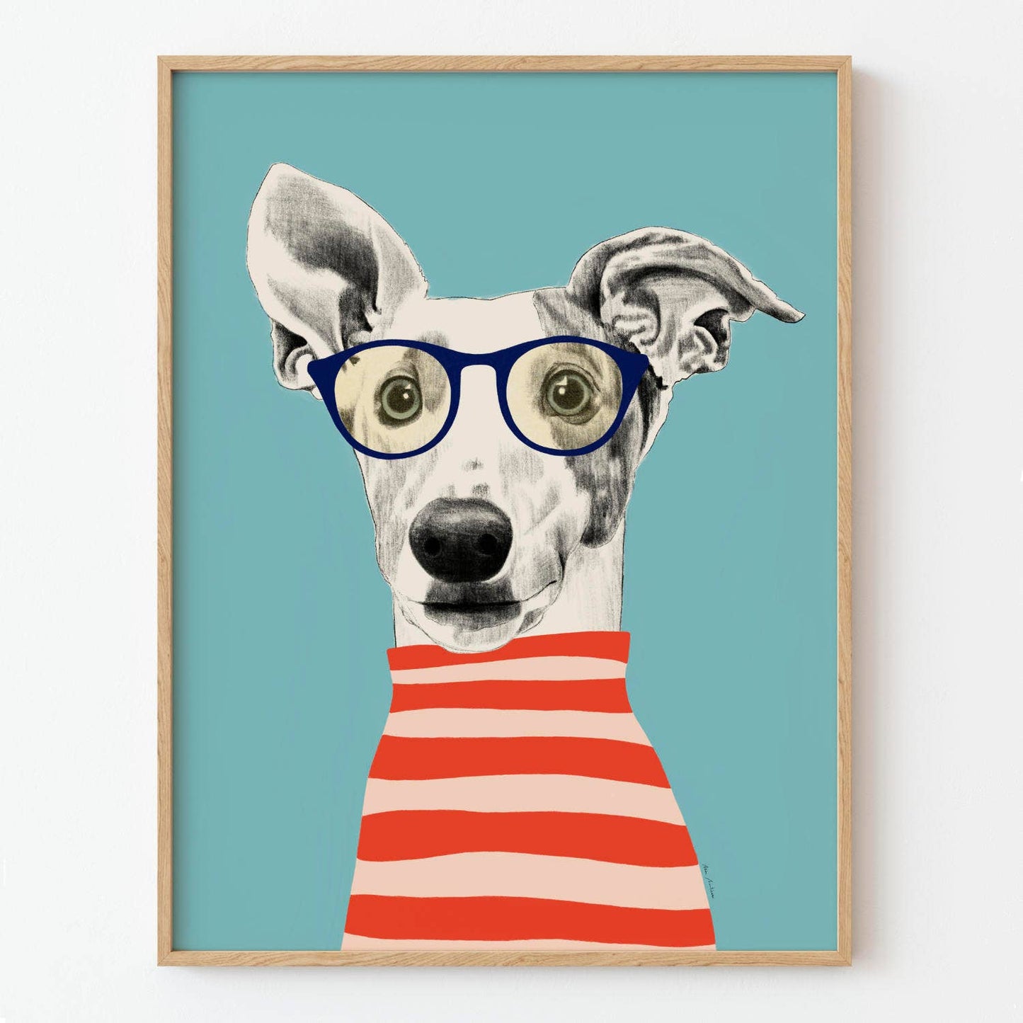 El buen limón -  "Dog portrait II" art Print