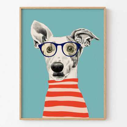 El buen limón -  "Dog portrait II" art Print