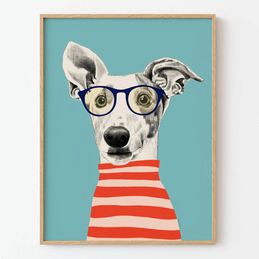 El buen limón -  "Dog portrait II" art Print