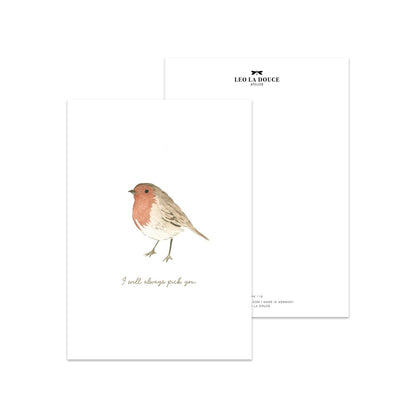 Leo La Douce- Postcard · Pick you