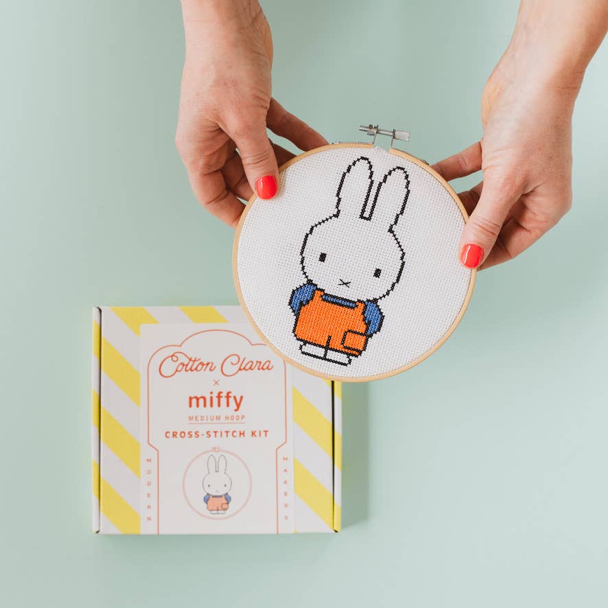Cotton Clara Craft Kits & Supplies - Miffy Dungaree Cross Stitch Kit