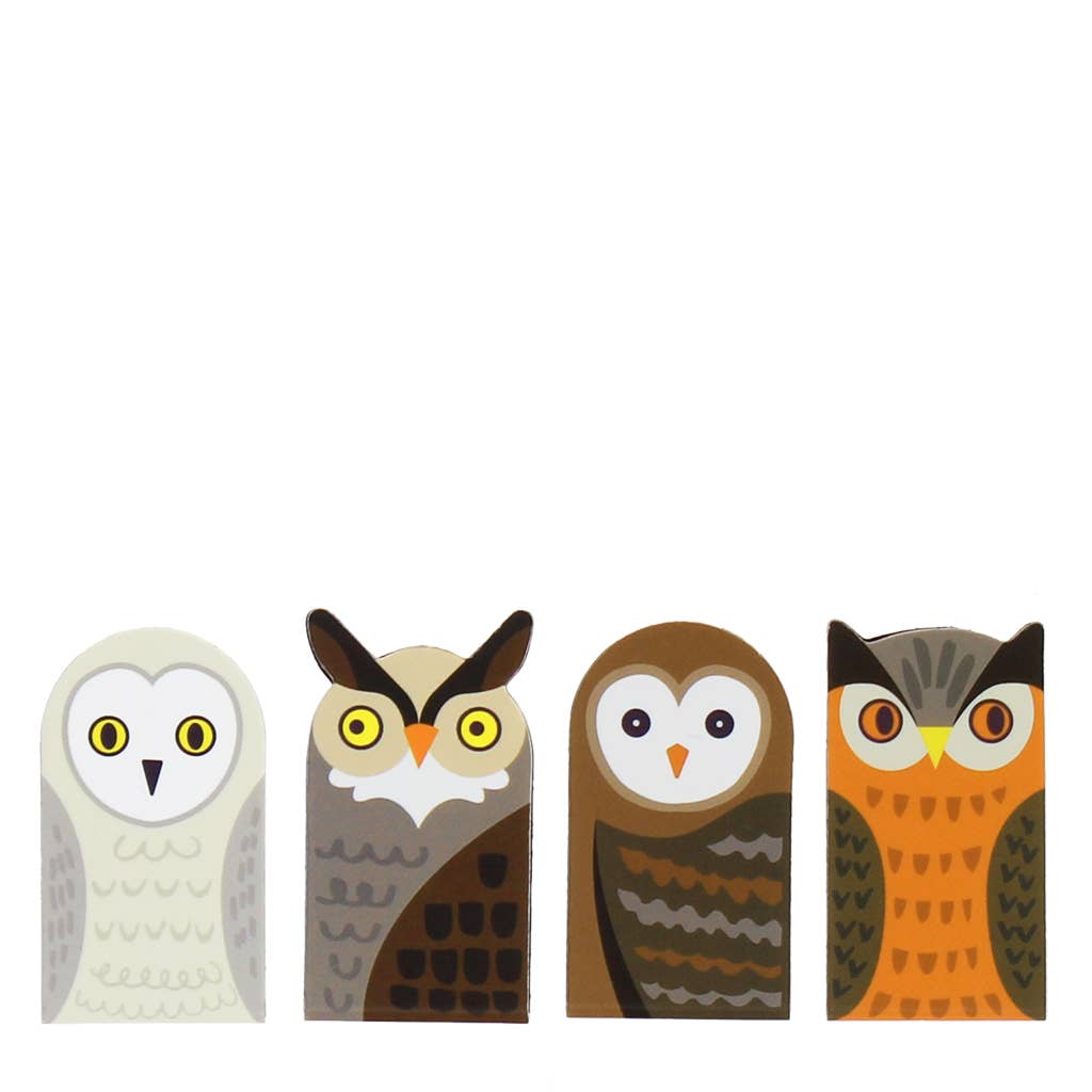 Rex B2B - Europe - Magnetic owl bookmarks (set of 4)