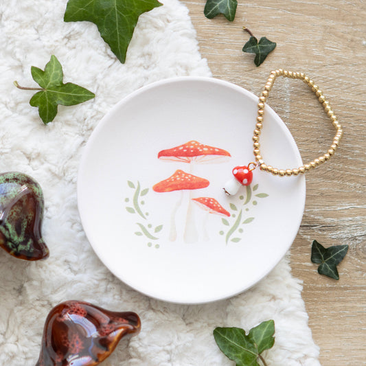 Something Different - Round Mushroom Trinket Dish
