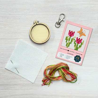 Mini Matchbox Kits - You Grow Girl! Mini Matchbox Cross Stitch Kit