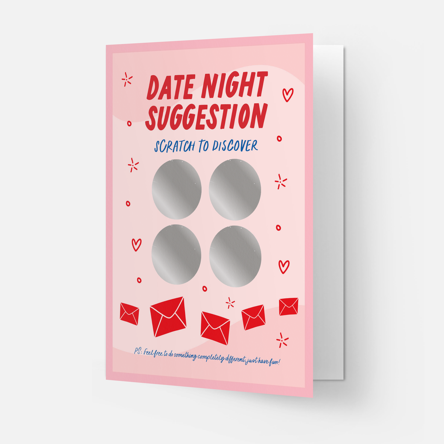 Kaart Blanche - Date night suggestion - Valentines day greeting card