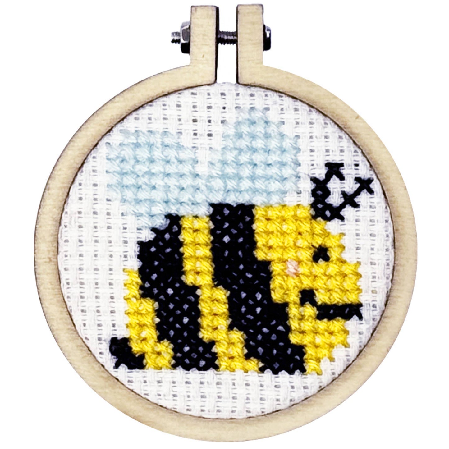 Mini Matchbox Kits - Bee Happy! Mini Matchbox Cross Stitch Kit