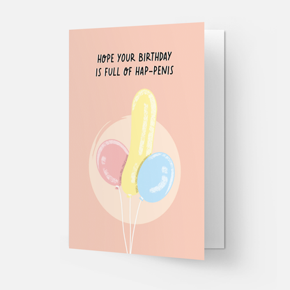 Kaart Blanche - Happenis greeting card