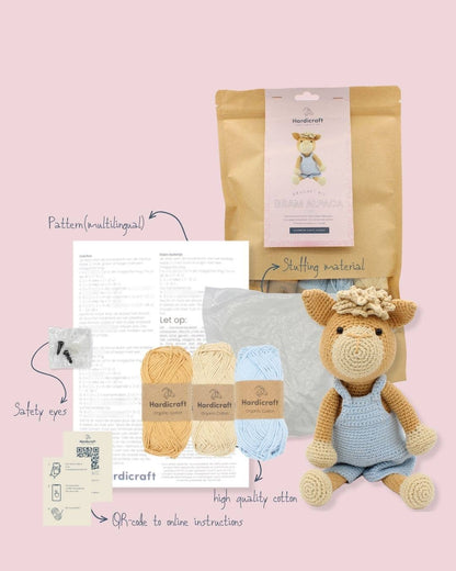 Hardicraft - DIY Crochet Kit - Bram Alpaca