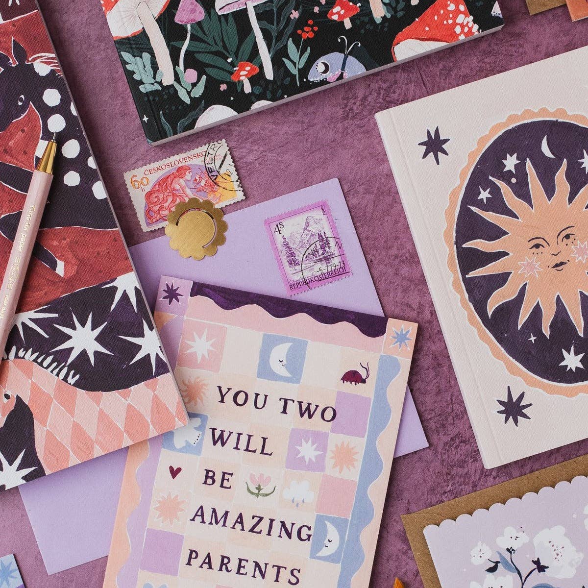 Sister Paper Co. - You'll Be Amazing Parents Card | New Parents Baby Cards