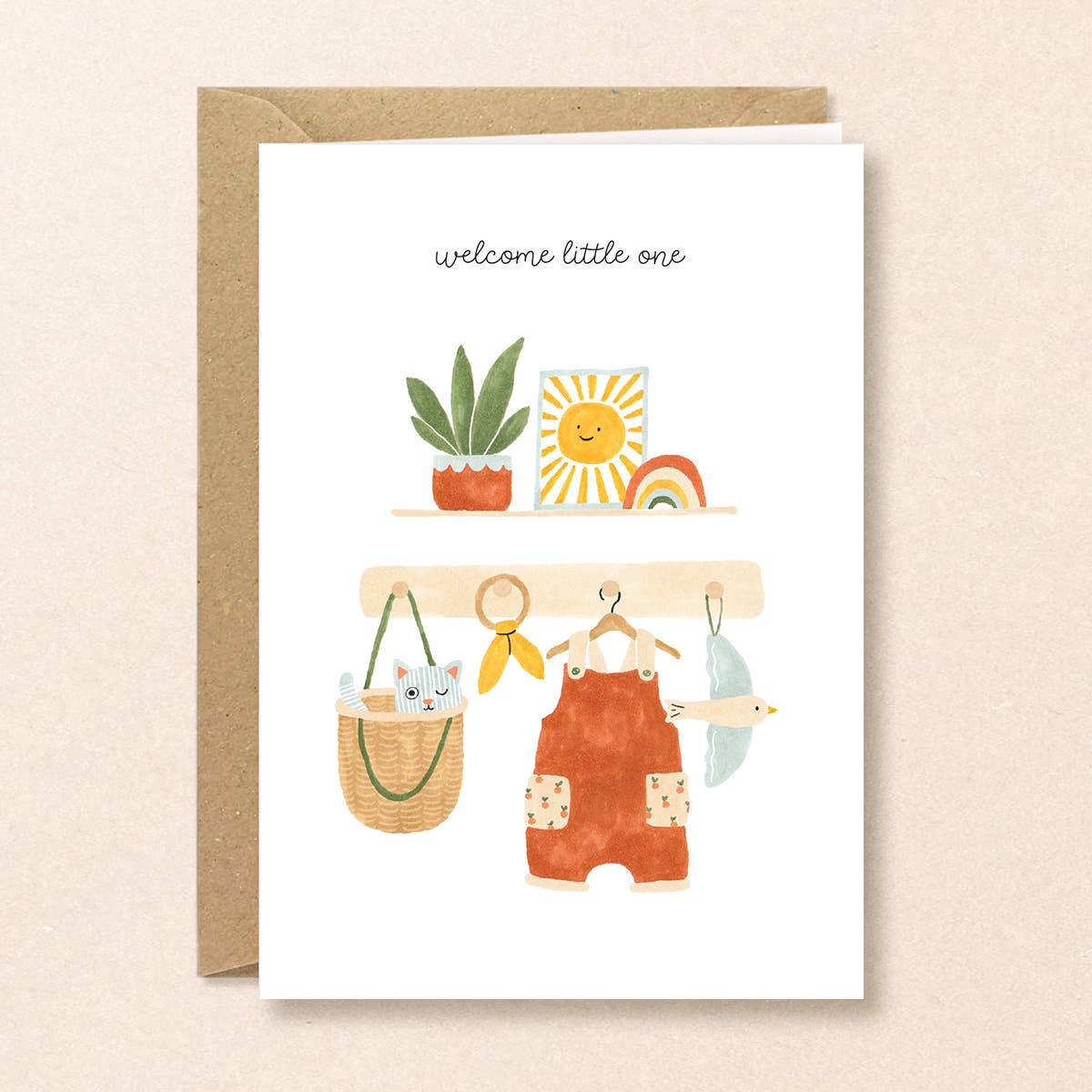 Studio Kuukeluus - Sun baby card - Welcome little one
