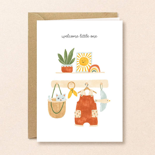 Studio Kuukeluus - Sun baby card - Welcome little one