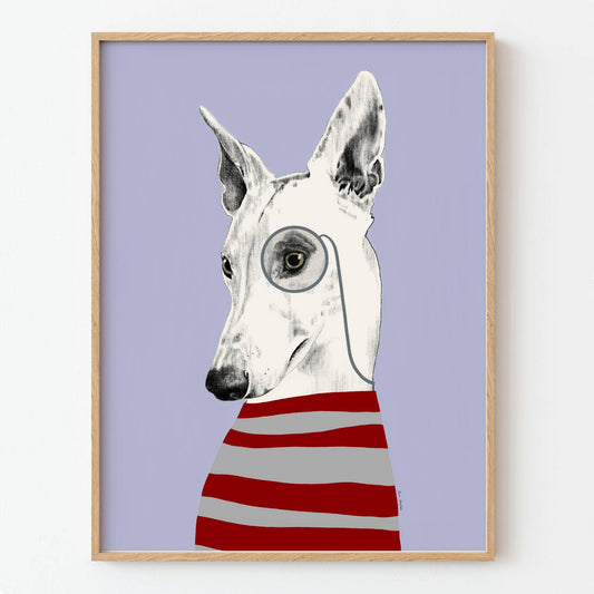 El buen limón -  "Dog portrait IV" art Print