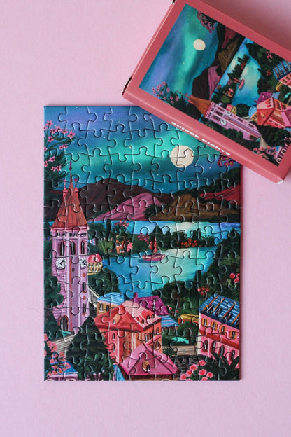 Piecely Puzzles - Suisse Nights mini puzzle, 99 pieces