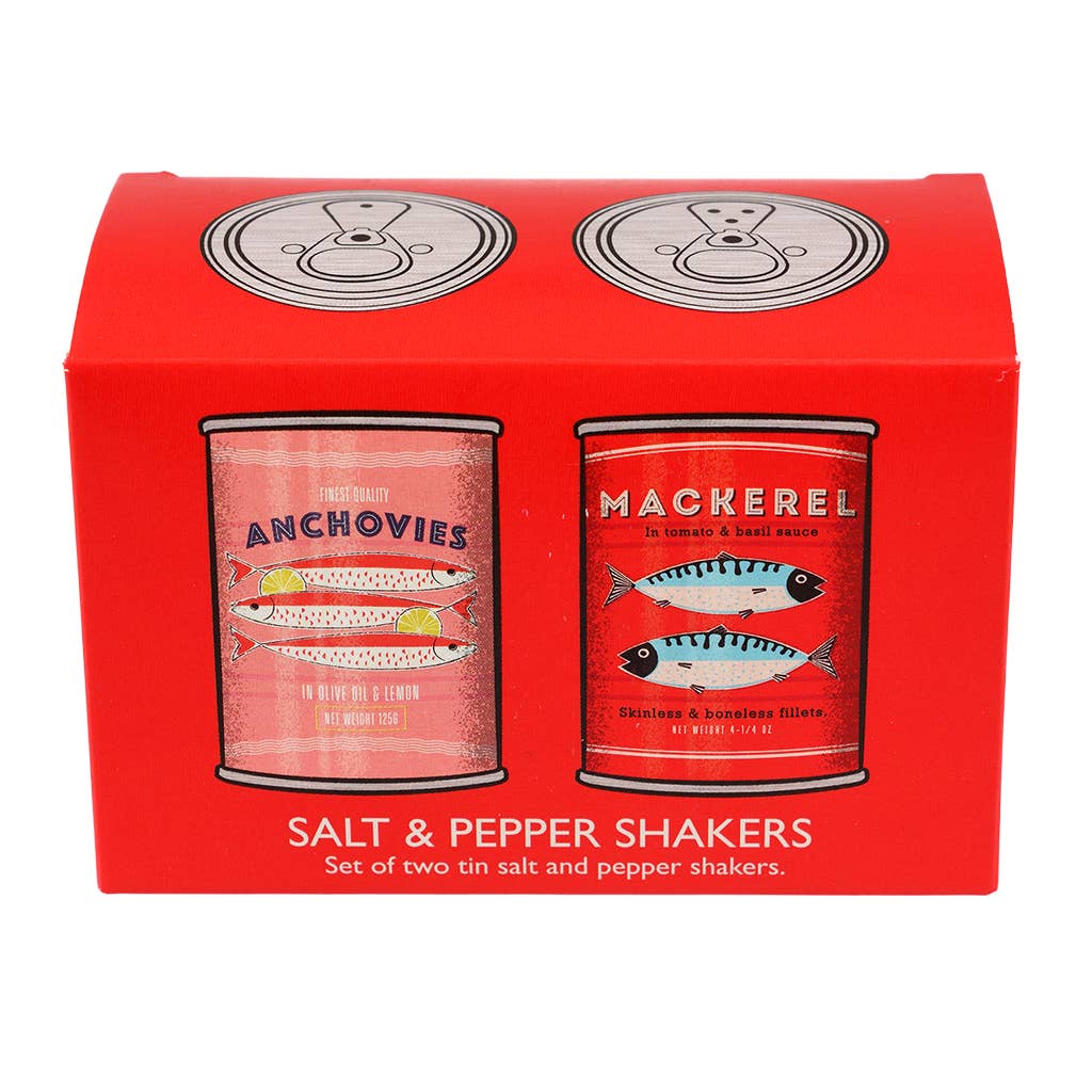 Rex Europe - Tin salt and pepper shakers - Fish