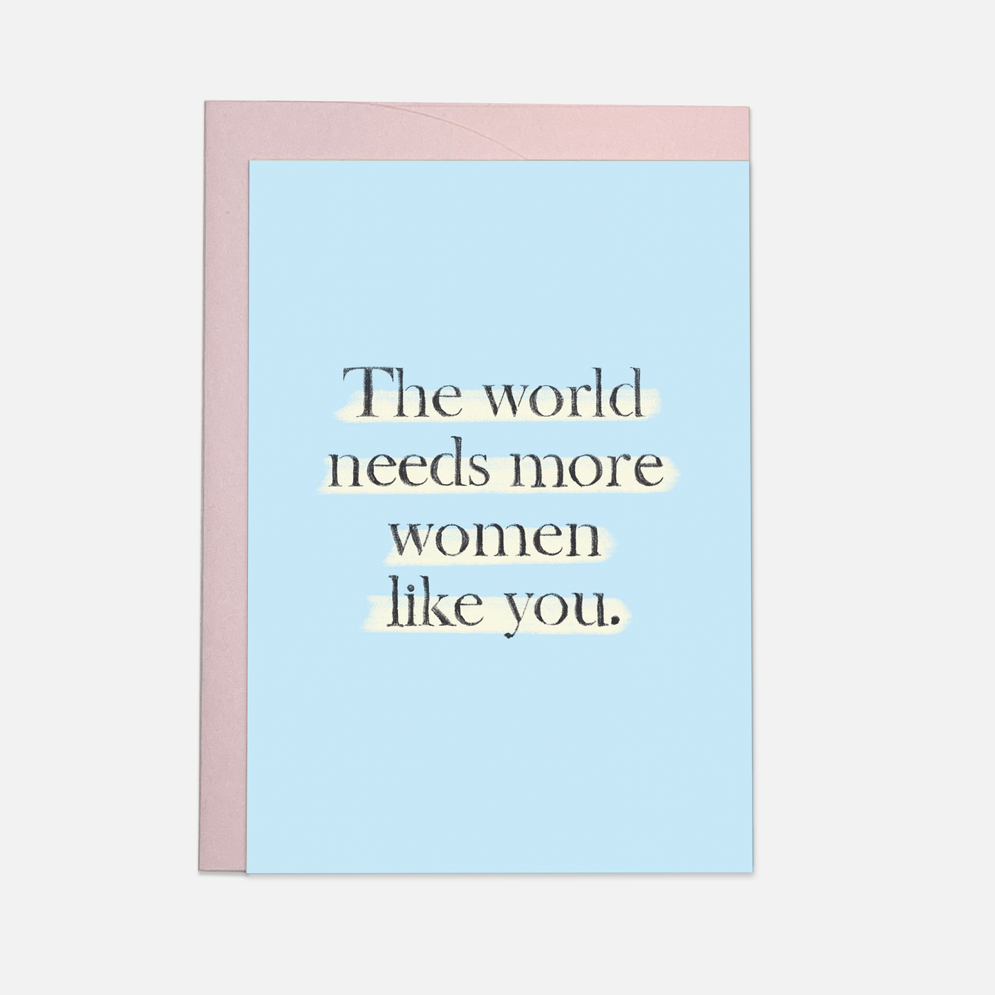 Kaart Blanche - Women like you greeting card (also in FR)