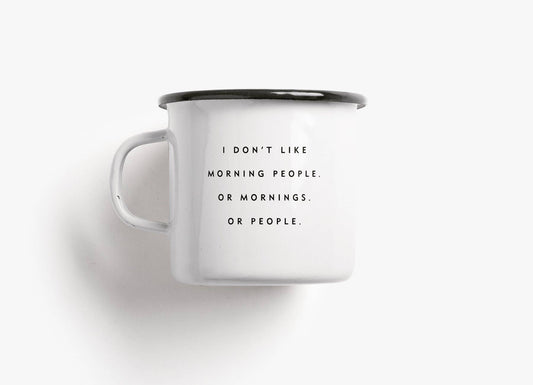typealive - Enamel mug/Morning People