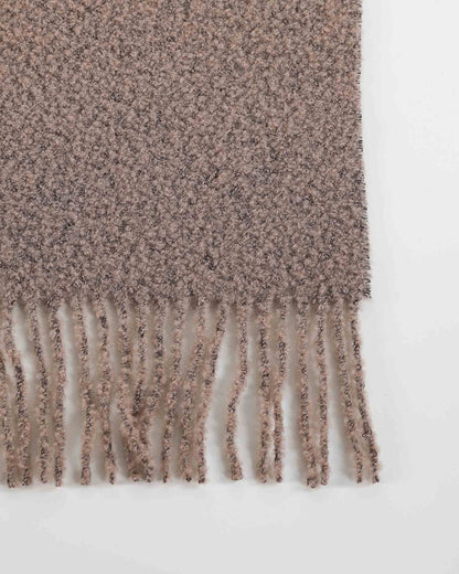 MoST - Wool bouclé throw blanket PARIS cappuccino
