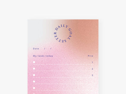 typealive - Notepad “slim”/Daily Goals