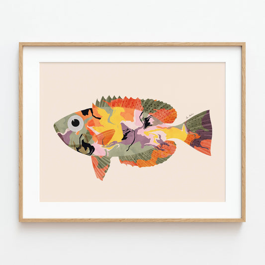 El buen limón -  "Colorful fish III" art print
