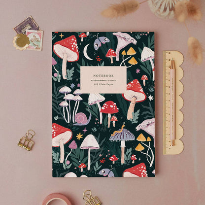 Sister Paper Co. - Mushrooms Notebook | Plain Page Journal | Notebooks
