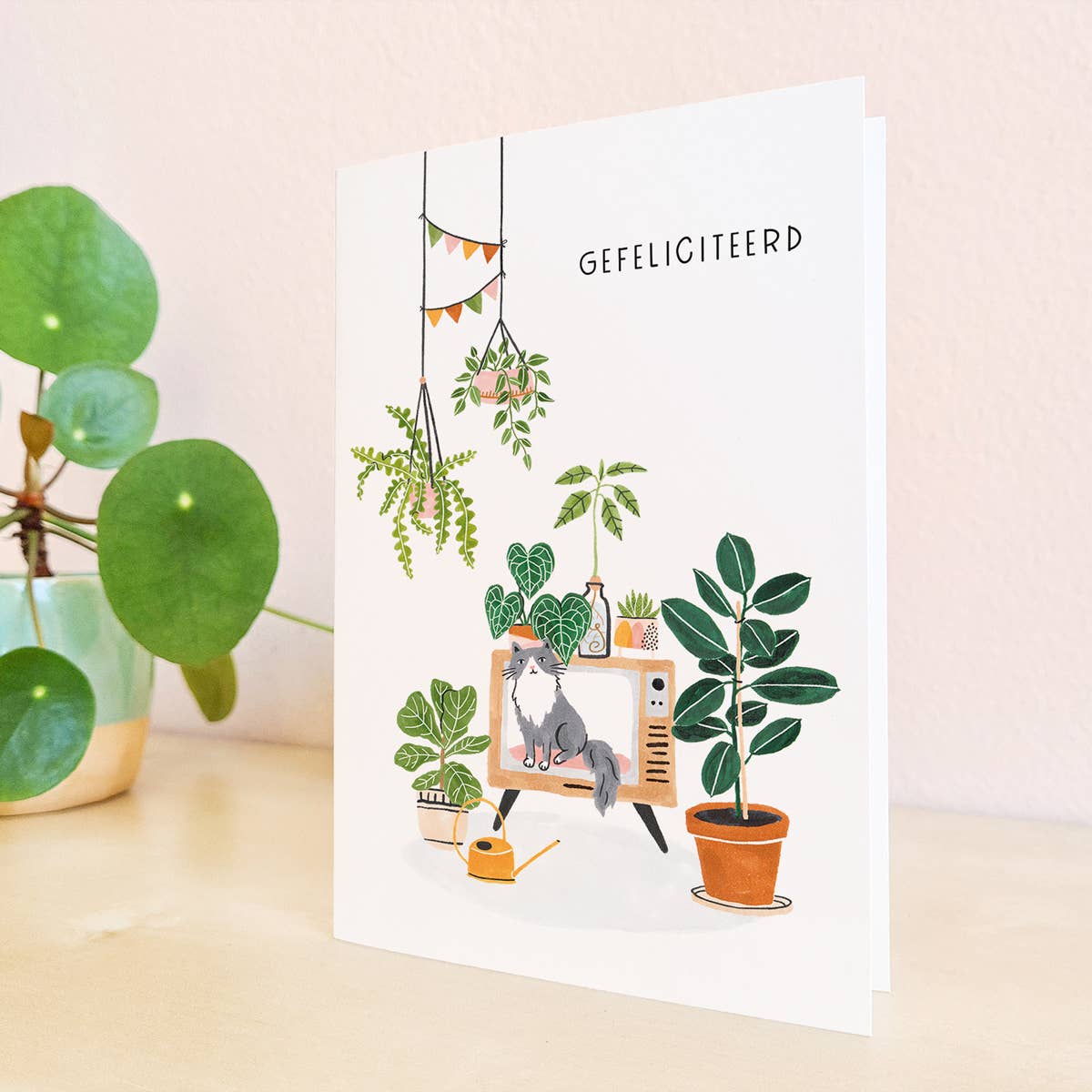 Studio Kuukeluus - Plants Happy Birthday Card