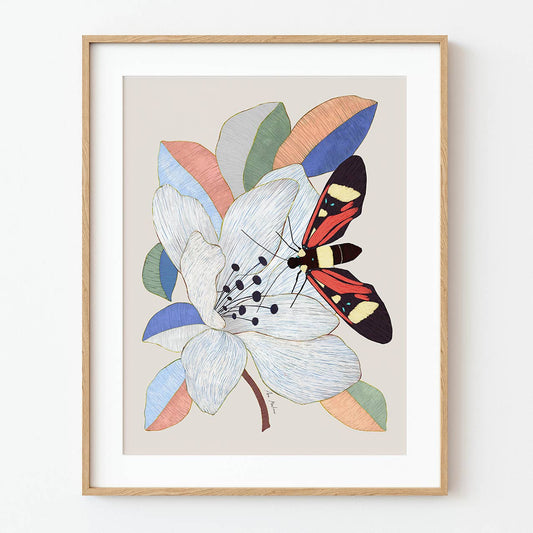 El buen limón - Magnolia Flower Art Print