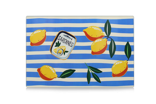 Zeller Present - Glass cutting board "Italia"