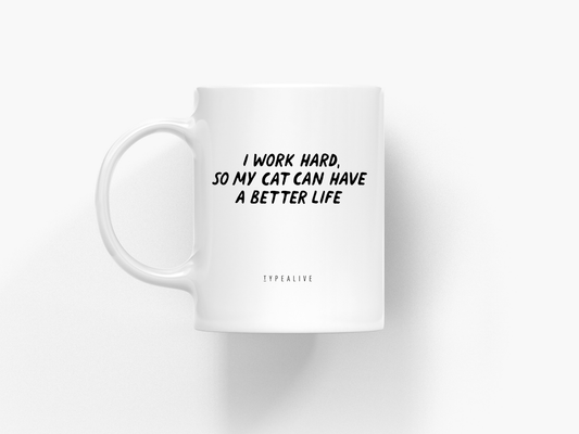 typealive - Ceramic Mug / Better Life "Cats"
