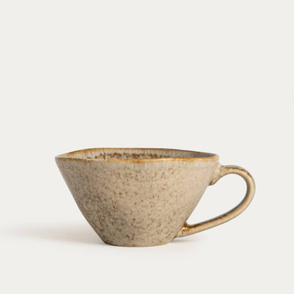Mug | DAREL | short, beige | 0.25 l