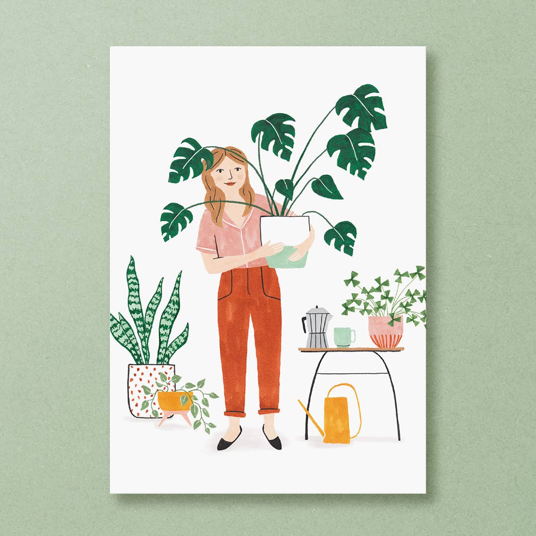 Studio Kuukeluus - Plant Lady Postcard