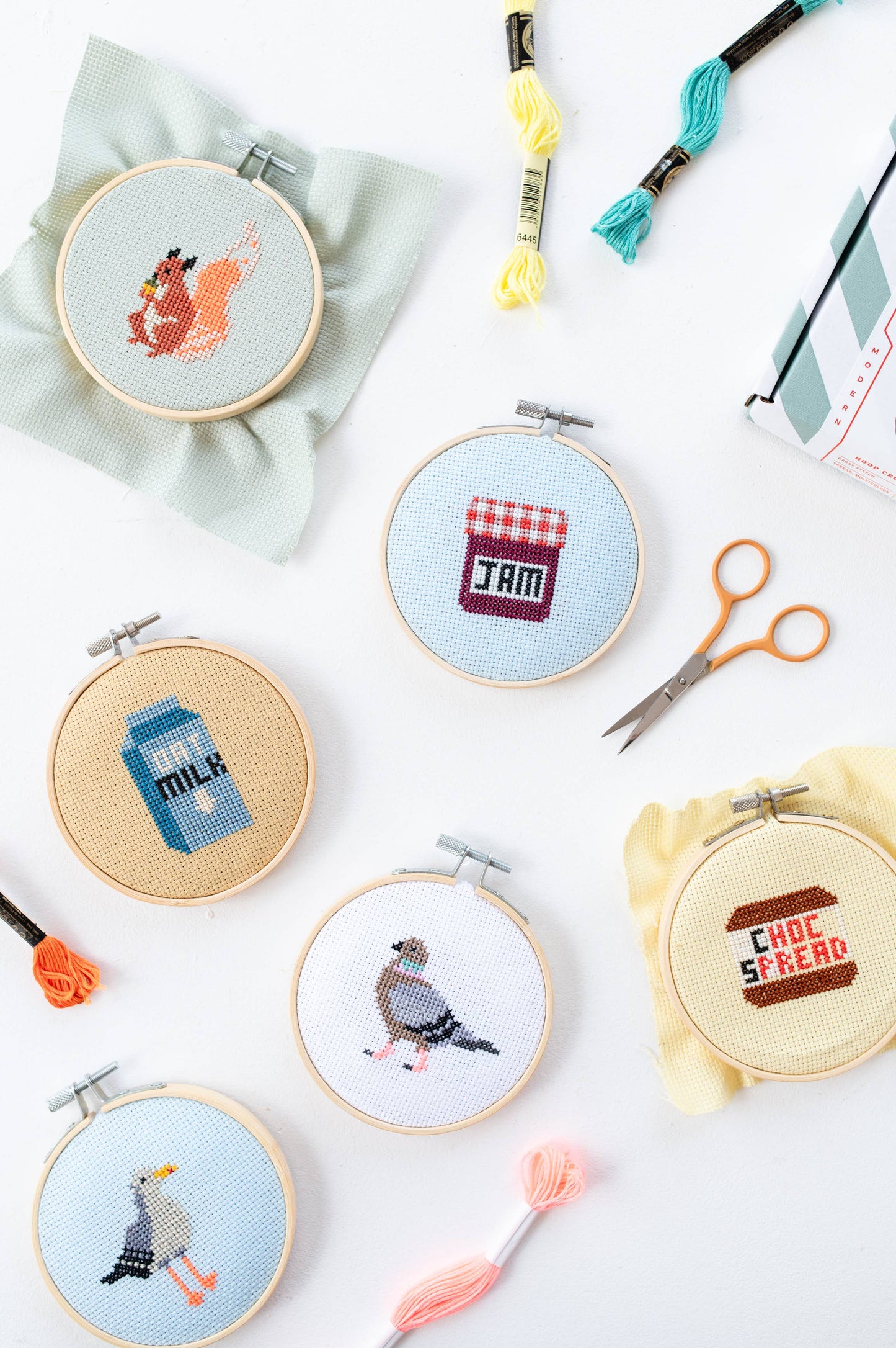 Cotton Clara Craft Kits & Supplies - Seagull Cross Stitch Kit