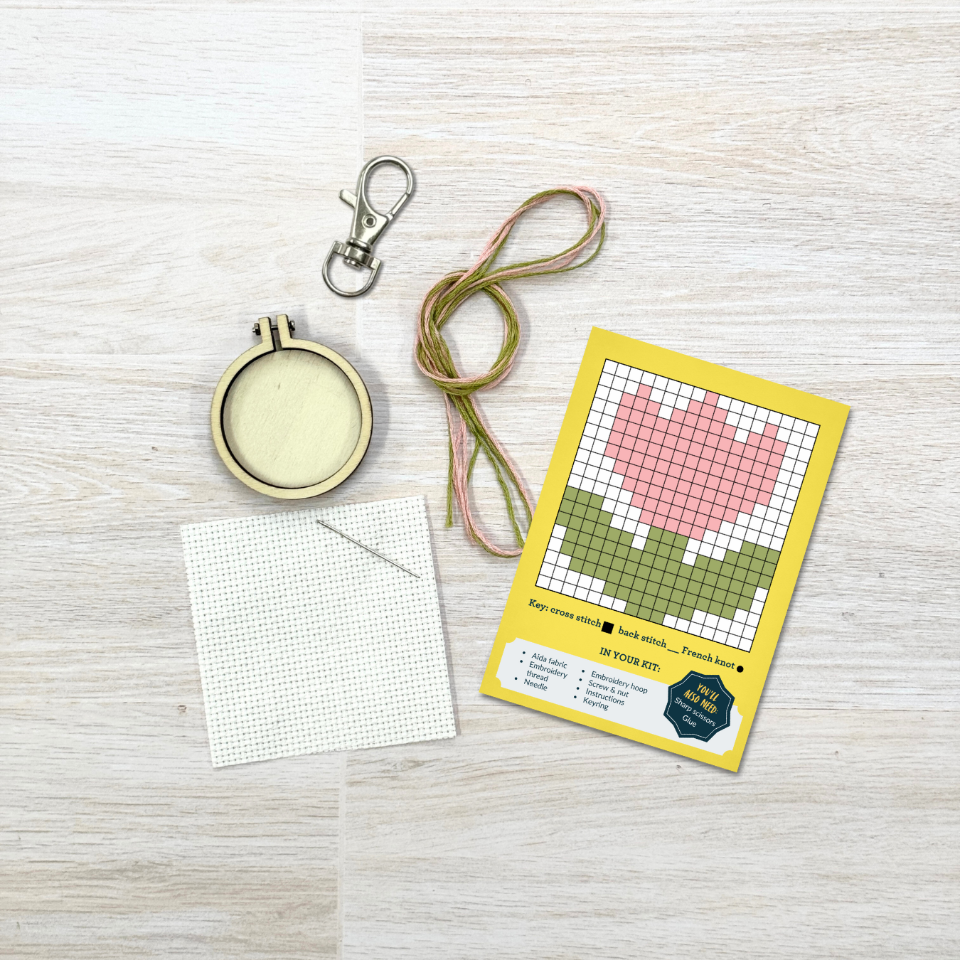 Mini Matchbox Kits - You're Blooming Lovely! Mini Matchbox Cross Stitch Ki