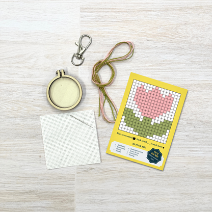 Mini Matchbox Kits - You're Blooming Lovely! Mini Matchbox Cross Stitch Ki
