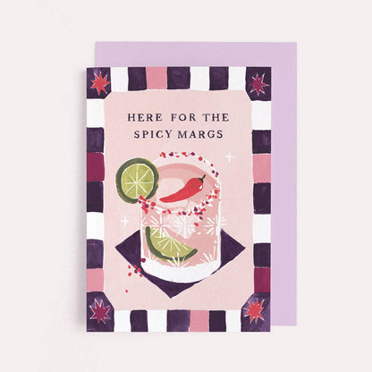Sister Paper Co.  - Spicy Margarita Birthday Card | Cocktails Birthday Cards