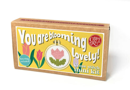 Mini Matchbox Kits - You're Blooming Lovely! Mini Matchbox Cross Stitch Ki
