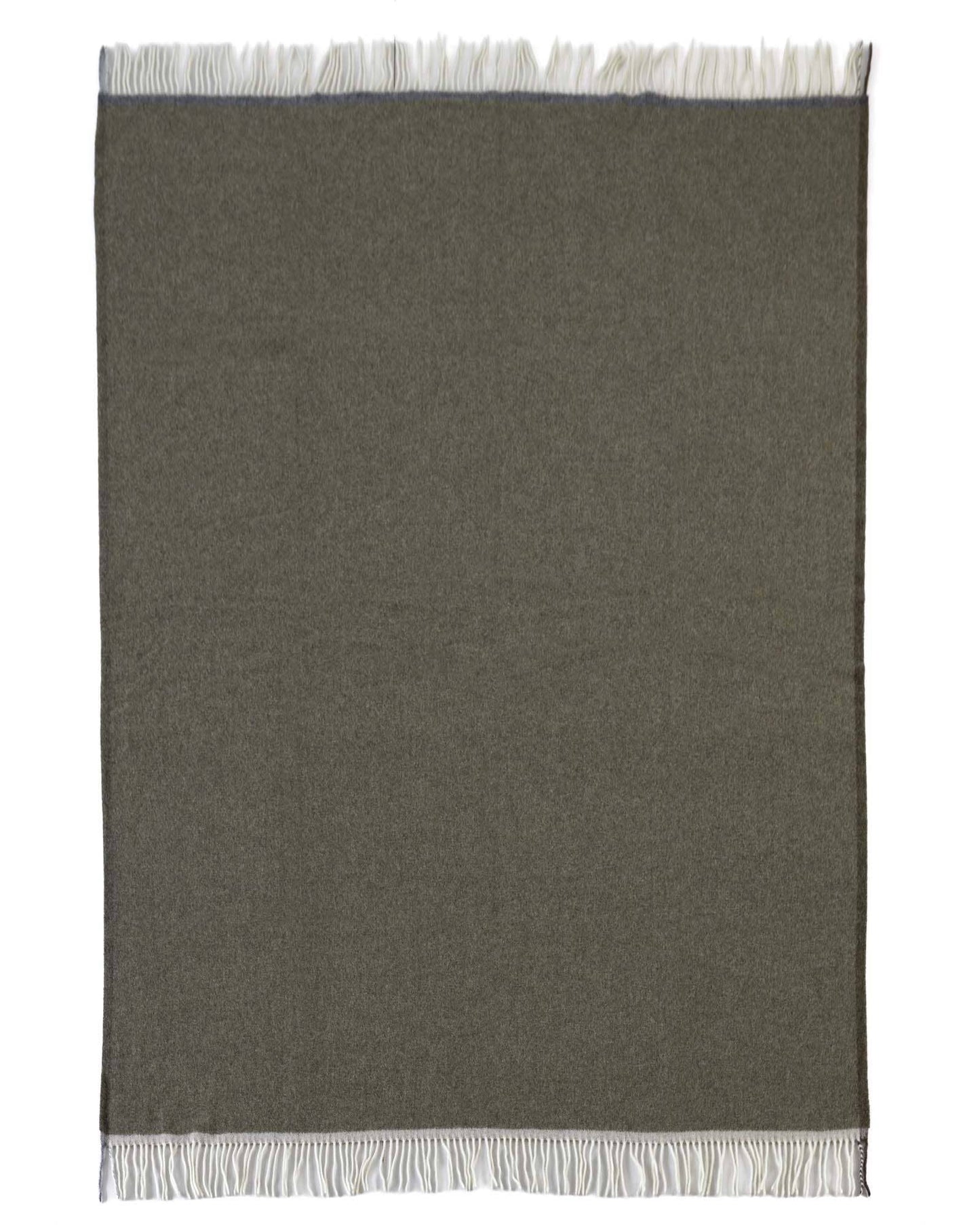 MoST - Merino/cashmere Throw Blanket MILANO Verde Orlo