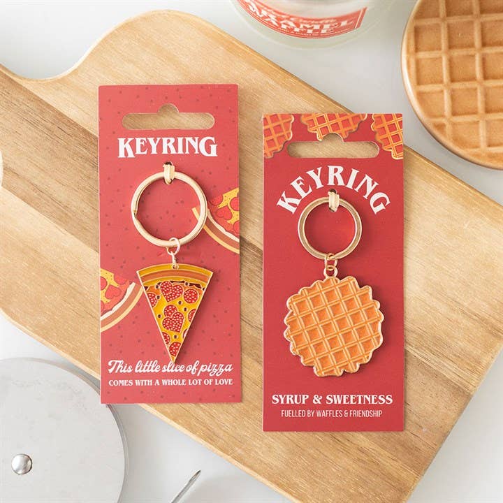 Something Different - Pizza Slice Keyring