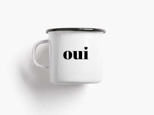 typealive - Enamel mug/Oui Non