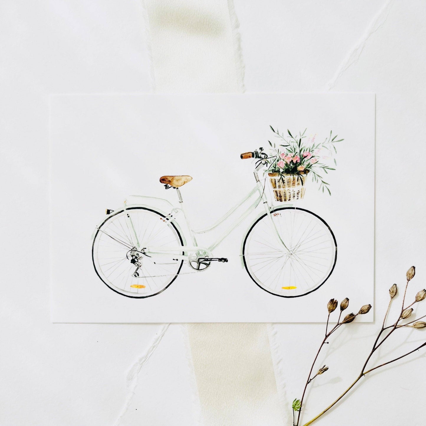Leo La Douce- Postcard - Bicycle Love