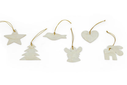 Christmas Capiz Decor assorted