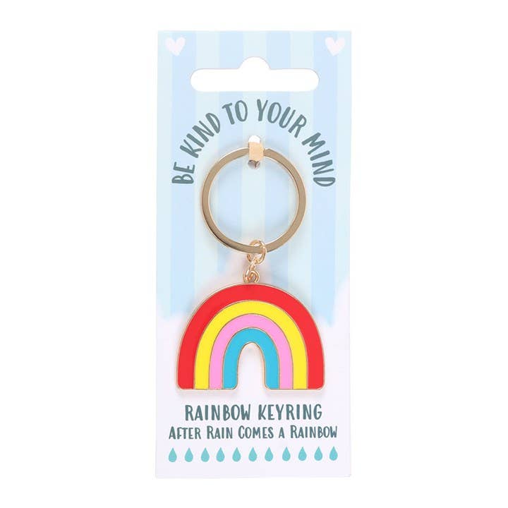 Something Different - Be Kind to Your Mind Rainbow Keyring