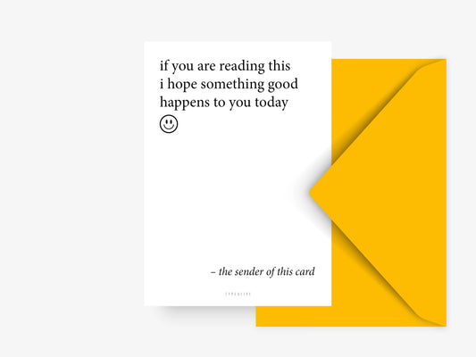 typealive - Postcard/ Something Good