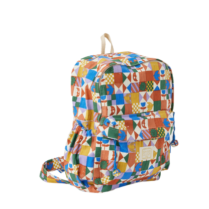 Bonheur du Jour - Biscotto Backpack - Patchy Blue