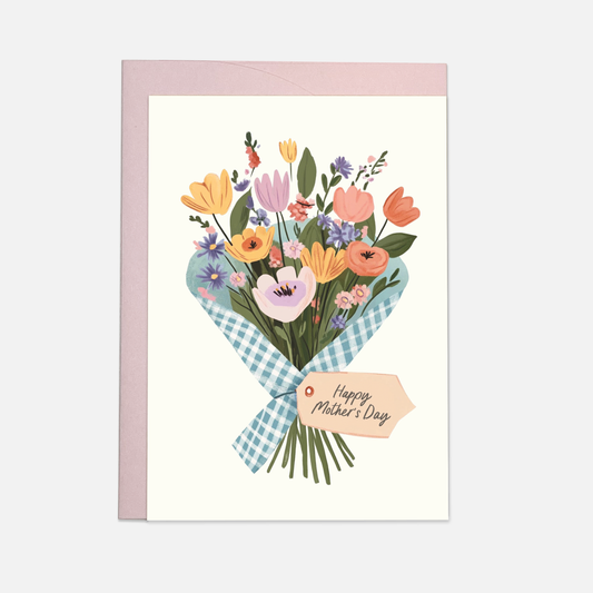 Kaart Blanche - Mother's Day Bouquet greeting card (also in FR)