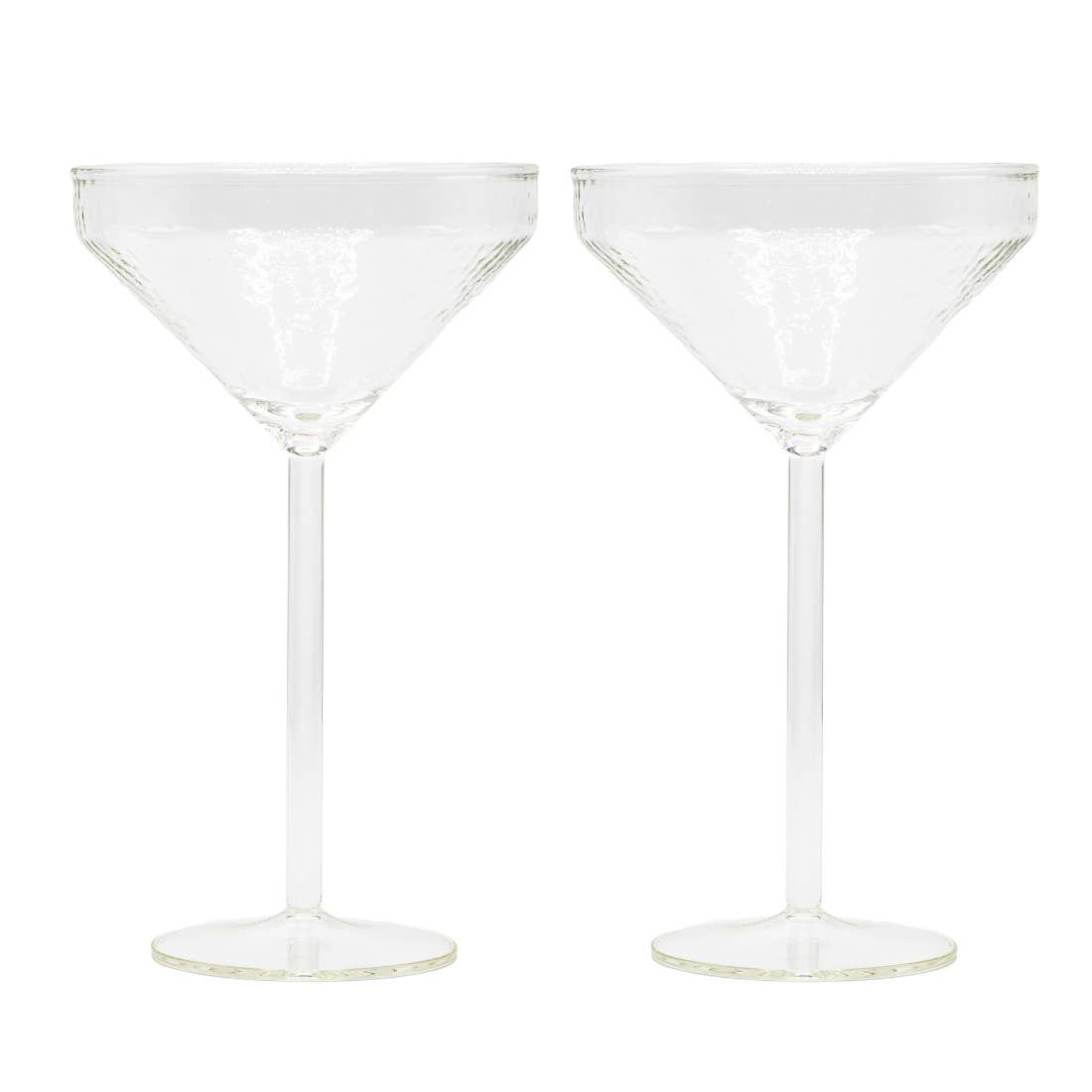 Brût Home and Glassware - Cocktail Glass Claude | set of 2 | clear | Martini glasses